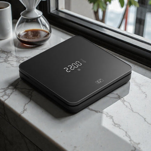Newox High-Precision Smart Coffee Scale with Built-in Timer & LED Hidden Display - 0.1g Accuracy